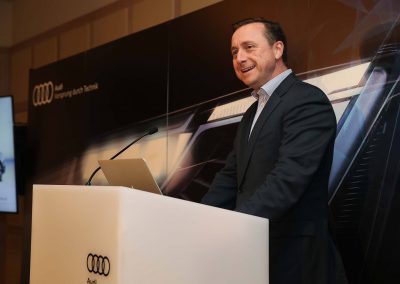 Speaker Audi A8 and S8 Media Launch