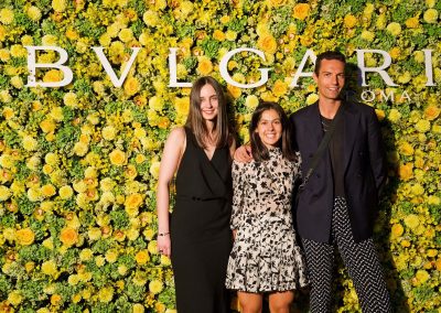 Guests on the yellow carpet at the Bulgari Fiorever Launch