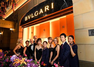 Group photo at the Bulgari Sydney Boutique Launch