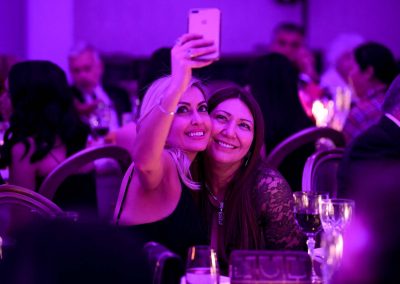 Guest taking a selfie at the Bulgari Sydney Boutique Launch