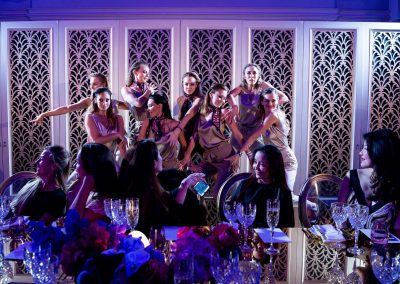 Dancers showcasing Bulgari jewellery