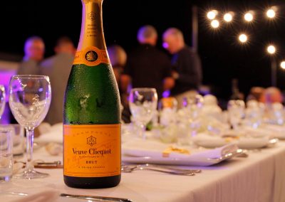 Champagne bottle on table close up Cable Beach Broome Polo Tournament