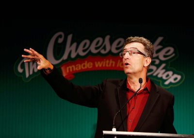 Keynote speaker Cheesecake Shop Franchise Conference
