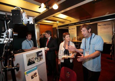 Exhibitors at the Department of Broadband National Broadband Network Forum