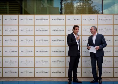 Roger Game, Set & Moet with Roger Federer