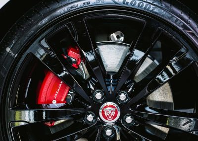 Wheel tyre close up Jaguar XF Australian Launch