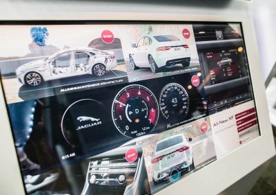 Advertising display Jaguar XF Australian Launch