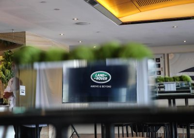 table display Land Rover All-New Discovery Launch