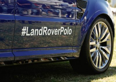 close up car Land Rover Polo Club for Polo in the City Hamptons Polo Club