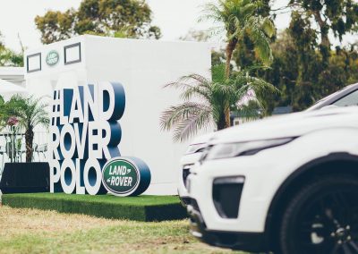 Event entrance Land Rover Polo Club for Polo in the City Miami