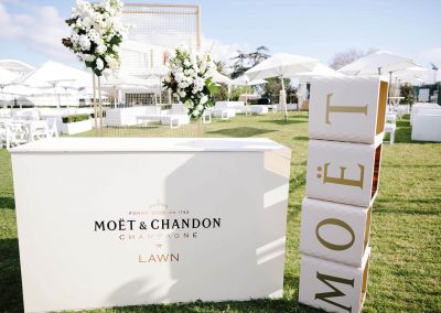 Moet et Chandon Lawn at Melbourne Racing Club