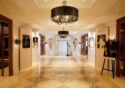 Foyer Moet et Chandon Tribute to Roger Federer event