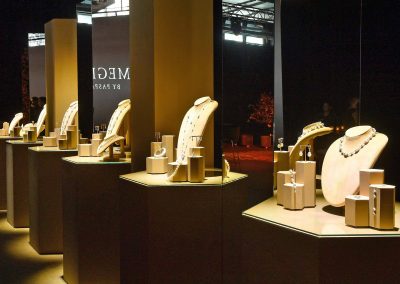 Pearl jewellery on display at the Paspaley Megisti Collection launch