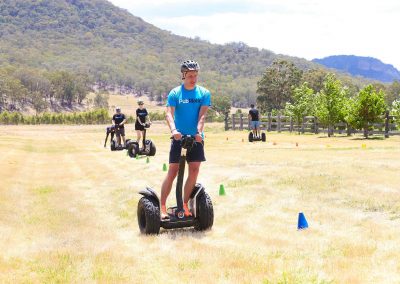 Guests on Segway outdoors Pubmatic Ad Revenue Wolgan Valley Conference