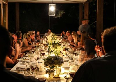 Guests at dinner table Pubmatic Ad Revenue Wolgan Valley Conference
