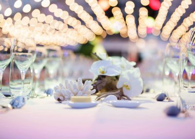 Table setting Schlumberger Annual International Conference