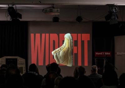 Screen presentation boots Workwear Industrial Brands Roadshow